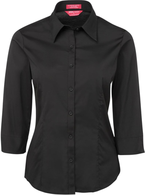 Picture of JB's Wear Womens Urban 3/4 Poplin Shirt (4PLU3)