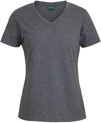 Picture of JB's Wear Womens Cotton V-Neck T-shirt (1VT1)