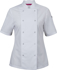 Picture of JB's Wear Womens Short Sleeve Snap Button Chef Jacket (5CJS1)