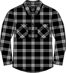 Picture of Ritemate Workwear Closed Front Flannelette Shirt (RM123SCF)