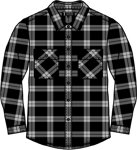 Picture of Ritemate Workwear Open Front Flannelette Shirt (RM123SOF)