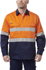 Picture of King Gee Originals Hi Vis Reflective Closed Front Long Sleeve Shirt (K54325)