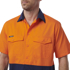 Picture of King Gee Workcool 2 Hi Vis Two Tone Short Sleeve Drill Work Shirt (K54875)