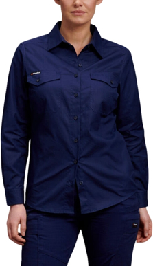 Picture of King Gee Womens Workcool 2 Long Sleeve Ripstop Work Shirt (K69880)