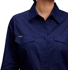 Picture of King Gee Womens Workcool 2 Long Sleeve Ripstop Work Shirt (K69880)