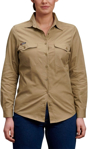 Picture of King Gee Womens Workcool 2 Long Sleeve Ripstop Work Shirt (K69880)