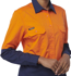 Picture of King Gee Womens Workcool Vented Spliced Shirt Long Sleeve (K44226)