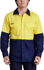 Picture of King Gee Workcool 2 Hi Vis Two Tone Long Sleeve Drill Work Shirt (K54870)