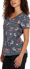 Picture of Cherokee Scrubs Womens Sleigh All Day Scrub Top (DK852 SGDM)