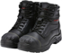 Picture of King Gee Phoenix Zip/Lace Safety Work Boots With Scuff Cap - Black (K27890)