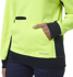 Picture of King Gee Womens Spliced 1/4 Zip Fleece Jumper (K45008)