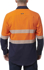 Picture of King Gee ShieldTec Lenzing FR Hi Vis 2 Tone Open Front Taped Shirt (Y04370)