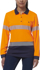 Picture of King Gee Womens Workcool Hyperfreeze Spliced Long Sleeve Polo with Segmented Tape (K44223)