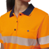 Picture of King Gee Womens Workcool Hyperfreeze Spliced Short Sleeve Polo with Segmented Tape (K44224)