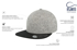 Picture of Atlantis Caps Boost Mélange Flat Cap (AL-A3100)