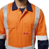 Picture of Hard Yakka Hi Vis 2 Tone Reflective Cotton Drill Coverall (Y00262)