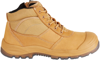 Picture of Hard Yakka Utility Zip Sided Steel Toe Safety Boot - Wheat (Y60120)