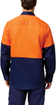 Picture of Hard Yakka Core Hi Vis Long Sleeve Heavy weight Cotton Drill Shirt (Y04605)