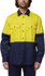 Picture of Hard Yakka Core Hi Vis Long Sleeve 2 Tone Vented Cotton Shirt (Y07950)