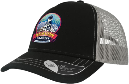 Picture of Atlantis Caps Rapper Canvas Short Visor Mesh Back Cap (AL-A2600)