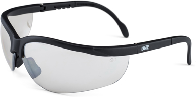 Picture of DNC Workwear Clear Full Silver Mirror Hurricane Safety Glasses (SP04521)