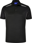 Picture of Winning Spirit Mens Sustainable Contrast Short Sleeve Polo (PS93)