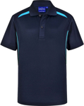 Picture of Winning Spirit Kids Sustainable Contrast Short Sleeve Polo (PS93K)