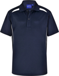 Picture of Winning Spirit Kids Sustainable Contrast Short Sleeve Polo (PS93K)