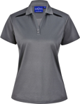 Picture of Winning Spirit Womens Sustainable Contrast Short Sleeve Polo (PS94)