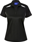 Picture of Winning Spirit Womens Sustainable Contrast Short Sleeve Polo (PS94)