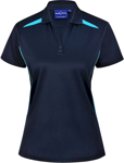 Picture of Winning Spirit Womens Sustainable Contrast Short Sleeve Polo (PS94)