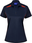 Picture of Winning Spirit Womens Sustainable Contrast Short Sleeve Polo (PS94)