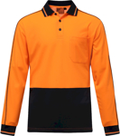 Picture of Australian Industrial Wear Unisex Hi Vis Sustainable Cool Breeze Safety Polo (SW90)