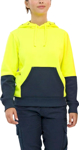 Picture of Australian Industrial Wear Unisex Hi Vis Two Tone Water Resistant Fleece Hoodie (SW91)