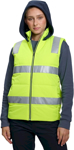 Picture of Australian Industrial Wear Unisex Hi Vis Hooded Puffer Vest (SW93)