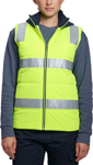 Picture of Australian Industrial Wear Unisex Hi Vis Hooded Puffer Vest (SW93)