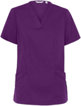 Picture of NNT Uniforms Womens Next-Gen Antibacterial Active Florence Purple Scrub Top (CATULM-PUR)