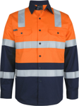 Picture of JB's Wear Hi Vis Day/Night Long Sleeve 150G Level 3 Work Shirt (6DNW3)