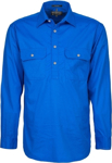 Picture of Ritemate Workwear Mens Pilbara Heavy Weight Closed Front Long Sleeve Shirt (RM800CF)