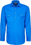 Picture of Ritemate Workwear Mens Pilbara Heavy Weight Closed Front Long Sleeve Shirt (RM800CF)