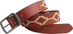 Picture of Ritemate Workwear Pilbara Western Oval Buckle Navajo Leather Belt (RMPW008)