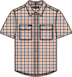 Picture of Ritemate Workwear Mens Pilbara Check Short Sleeve Shirt (RMPC060S)