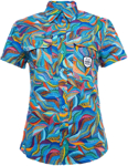 Picture of Trademutt Womens Snazzy Short Sleeve Full Print Full Button Workshirt (TM-21649)