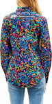 Picture of Trademutt Womens Pearler Full Button Long Sleeve Full Print Workshirt (TM-21547)