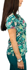 Picture of Cherokee Scrubs Tropic Texture Floral Print Round Neck Scrub Top (CK609 TCTU)