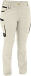Picture of Bisley Workwear Womens Flx & Move Stretch Canvas Elastic Waist Cargo Pants (BPCL6338)