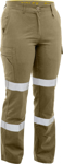 Picture of Bisley Workwear Womens Taped Biomotion Cool Lightweight Utility Pants (BPL6999T)