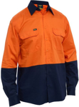 Picture of Bisley Workwear Mens Hi Vis Cool Lightweight Drill Shirt (BS6695)