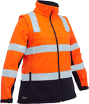 Picture of Bisley Workwear Womens Taped Two Tone Hi Vis 3-in-1 Soft Shell Jacket (BJL6078T)