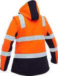 Picture of Bisley Workwear Womens Taped Two Tone Hi Vis 3-in-1 Soft Shell Jacket (BJL6078T)